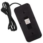 Maclean, listwa zasilająca, 6 gniazd, 4xUSB, 110-240V, AC 50/60HZ, 2.1A, 2500W, czarna, 1,5m, MCE389 B