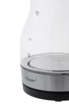 Maestro, czajnik elektryczny, szklany, czarny, 2200W, MR-061