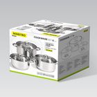 Maestro, zestaw garnków, 6 elementów, MR-2020-6XL