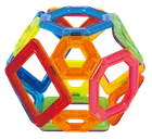 Magformers, Basic Plus, Challenger, klocki magnetyczne, 14 elementów