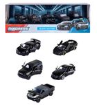 Majorette, Black Edition 2.0, modele pojazdów, resoraki, 1:64, 5 szt.