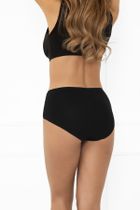 Majtki figi damskie, czarne, Libra, Italian Fashion