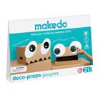 Makedo, Deco-Props, zestaw kreatywnych kształtów dekoracyjnych, Googlies, 21 elementów