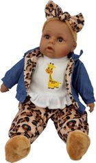 Mario, interaktywna lalka bobas, żyrafa, 45 cm