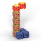 Marioinex, Mini Waffle, Blocks, klocki konstrukcyjne, 70 elementów