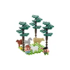 Marioinex, Mini Waffle, Farmer, Leśna akcja ratunkowa, klocki konstrukcyjne, 100 elementów