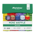 Marioinex, Mini Waffle, Green Blocks, klocki konstrukcyjne, 206 elementów