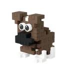 Marioinex, Mini Waffle, Pocket Pets Puppies, Boxer, klocki konstrukcyjne, 50 elementów