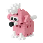 Marioinex, Mini Waffle, Pocket Pets Puppies, Pudel, klocki konstrukcyjne, 47 elementów