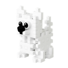 Marioinex, Mini Waffle, Pocket Pets Puppies, West Highland White Terrier, klocki konstrukcyjne, 49 elementów