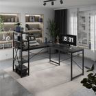 Mark Adler, Leader 5.9, biurko narożne, czarny