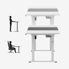 Mark Adler, Leader 9.3, biurko z regulacją wysokości, White, 160 cm