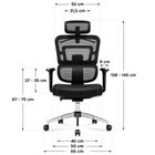 Mark Adler, Manager 4.9, fotel biurowy, Black