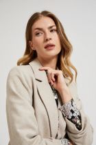 Marynarka damska, beżowa, Moodo