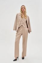 Marynarka damska, beżowa, Moodo