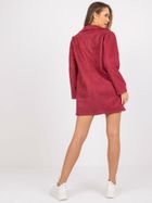 Marynarka damska, bordowa, Italy Moda