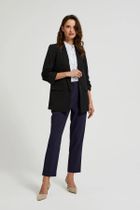 Marynarka damska, czarna, Moodo