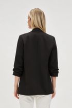 Marynarka damska, czarna, Moodo