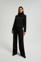 Marynarka damska, czarna, Moodo