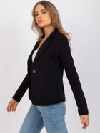 Marynarka damska, dresowa, czarna, Basic Feel Good