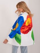Marynarka damska, ecru, Italy Moda