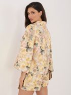 Marynarka damska, żółta, Italy Moda