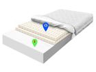 Materace z Gór, Flexi Lati II, materac przewiewny, piankowy, lateksowy, 80-120-21 cm