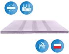 Materace z Gór, Top Light7, materac regenerujący, nawierzchniowy, strefowy, 60-180-8 cm