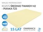 Materace z Gór, Top Standard, materac praktyczny, nawierzchniowy, piankowy, 110-190-15 cm