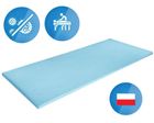 Materace z Gór, Top Zone Light, materac udoskonalający, nawierzchniowy, piankowy, strefowy, bez pokrowca, 70-180-4 cm
