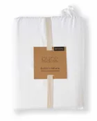 Mayamoo, pościel 3-częściowa z falbaną, biała, 160-200 cm