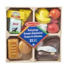 Melissa & Doug, drewniane jedzonko, 21 elementów