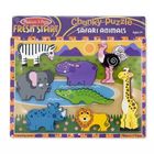 Melissa & Doug, Safari, puzzle drewniane