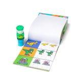 Melissa & Doug, Sticker Wow! stempel z naklejkami, dinozaur