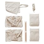 Membantu, Basic, hamak-huśtawka dla bliźniąt, podwójna, beżowa