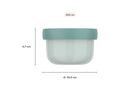 Mepal, Campus, lunchbox, bidon i pojemnik na owoce, zestaw, Cool Blue