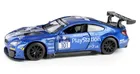 Metal Speed Zone, BMW M6 GT3, pojazd, model metalowy, niebieski, 1:44