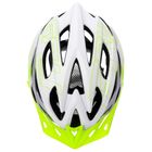 Meteor, Gruver, kask rowerowy, rozmiar M, 55-58 cm, biało-zielony