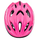 Meteor, kask rowerowy, M 52-56 cm, Apper, różowy