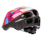 Meteor, KS05, kask ochronny, abstrakt, różowy, rozmiar 48-52 cm