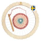 Micki, krosno okrągłe, ramka do tkania, zestaw kreatywny, 21 cm