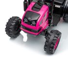 Milly Mally, Farmer, traktor na akumulator z przyczepą, różowy
