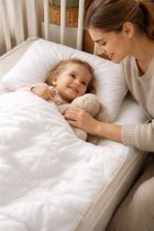 MimiNu, 2-częściowy komplet pościeli, wypełnienie, TOG 1.5, całoroczny, biały, 90-120 cm + 40-60 cm