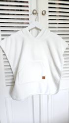 MimiNu, muślinowe ponczo plażowe, szybkoschnące, śmietanka, 1-4 l.