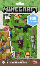Minecraft, zestaw naklejek, 92 szt.
