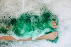 Mini U, naturalny bąbelkowy płyn do kąpieli dla dzieci i niemowląt, winogrono