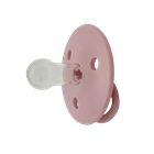 Mininor, smoczek silikonowy, Rose, 0m+, 2 szt.