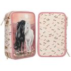 Miss Melody, Blossom Pony, piórnik rozkładany, potrójny, z wyposażeniem