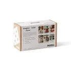 Modu, Curiosity Set, kreatywne klocki rozwijające motorykę dużą, z funkcją jeździka, pomarańczowy