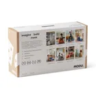 Modu, Dreamer Set, kreatywne klocki rozwijające motorykę dużą, z funkcją jeździka, niebieski